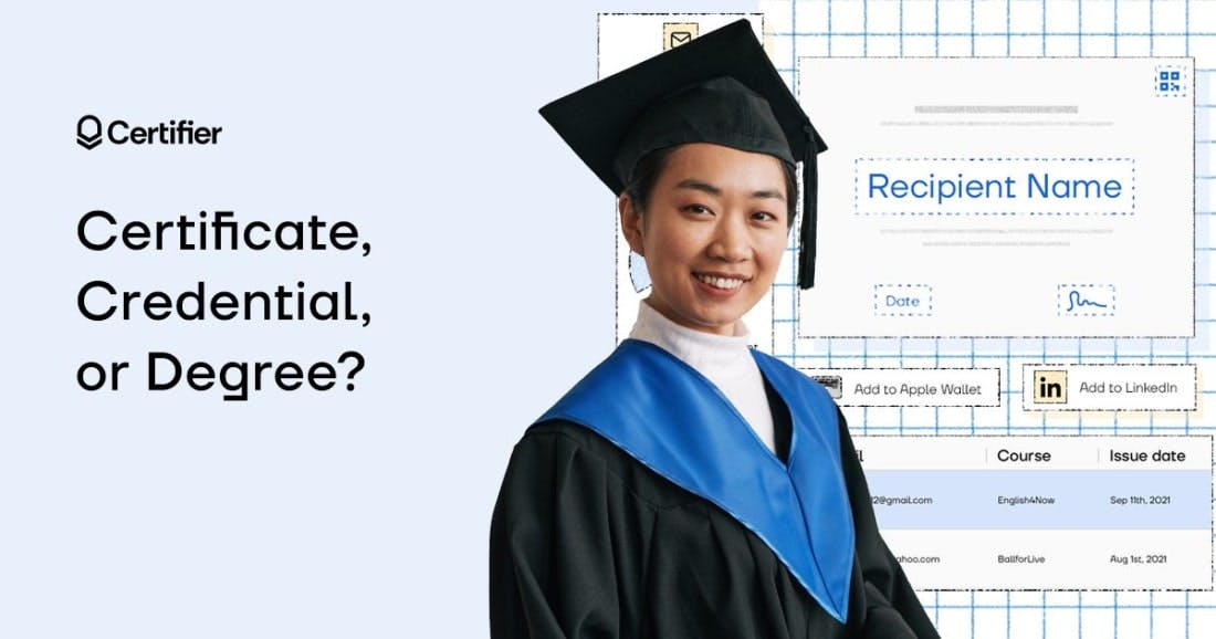 What's the Difference Between a Certificate, Credential, and a Degree? - picture #1