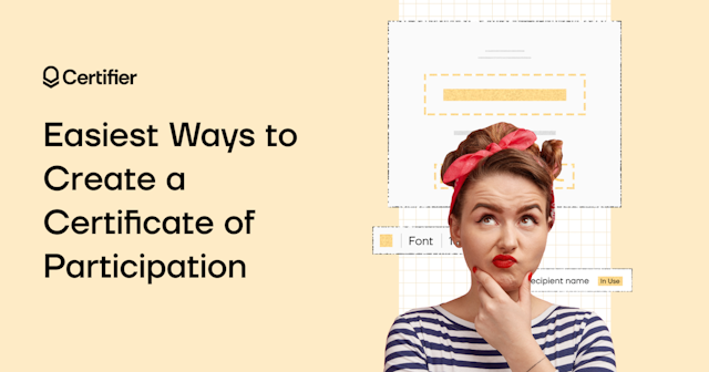 5 Easiest Ways to Create a Certificate of Participation - picture #1