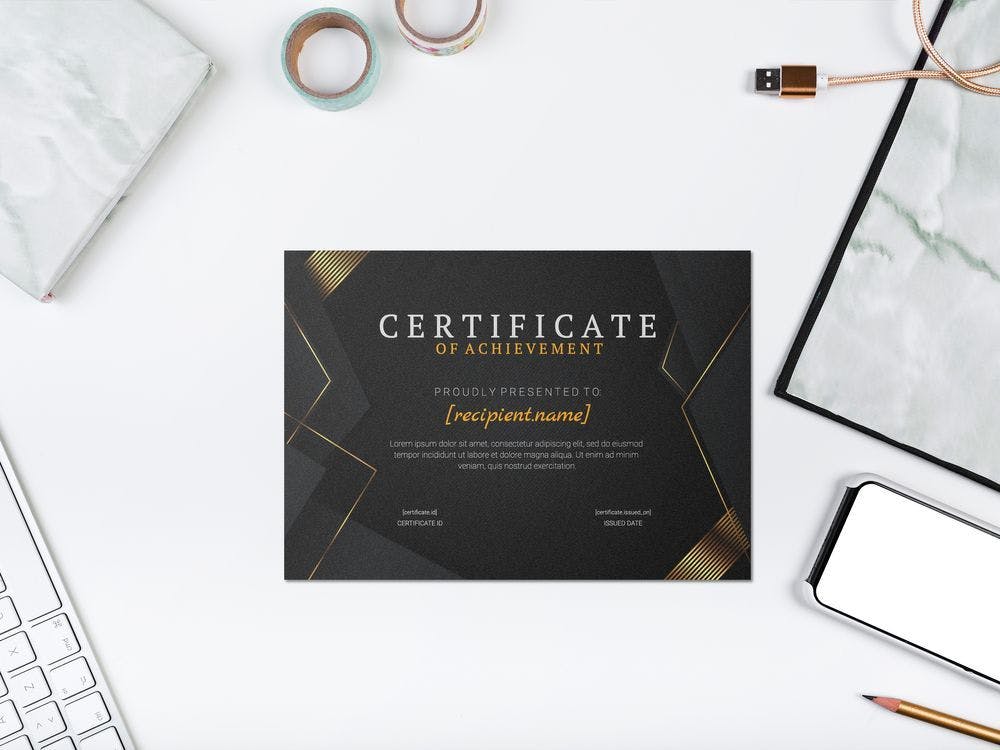 Fashion And Styling Webinar Certificate Template