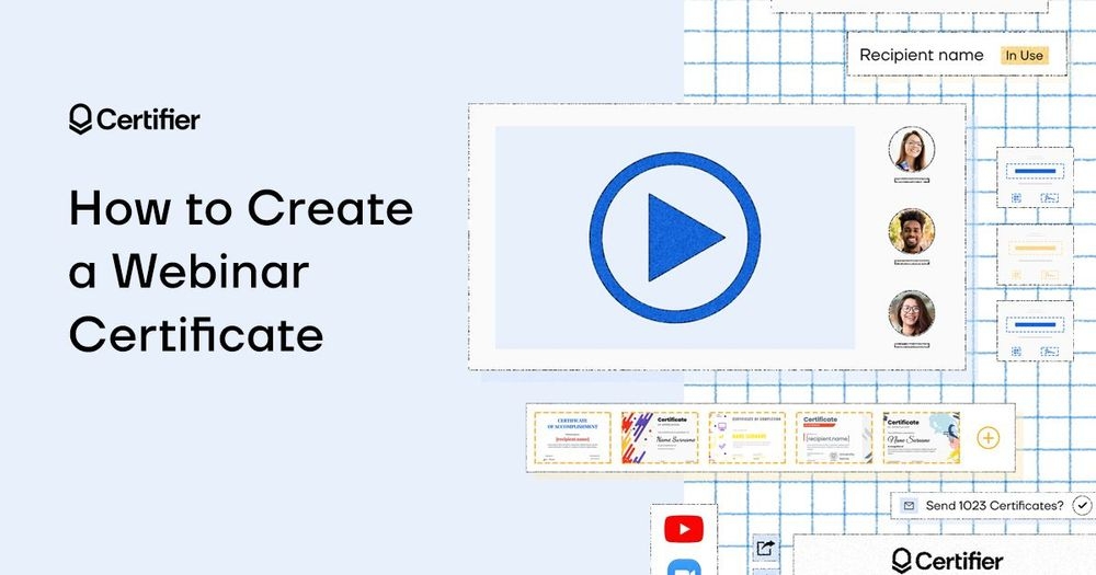How to Create a Webinar Certificate in 3 Easy Steps cover image