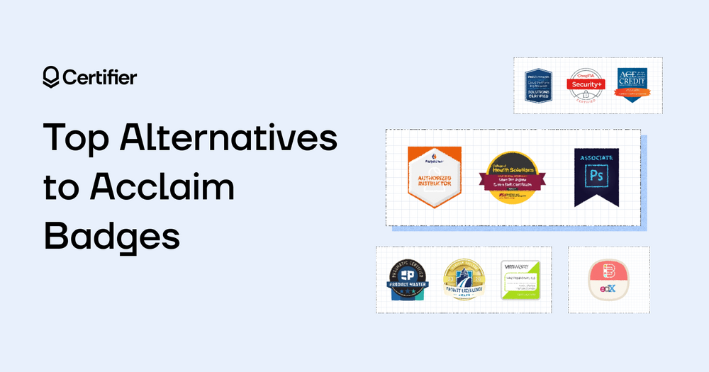 Top 7 Alternatives to an Acclaim Badge cover image