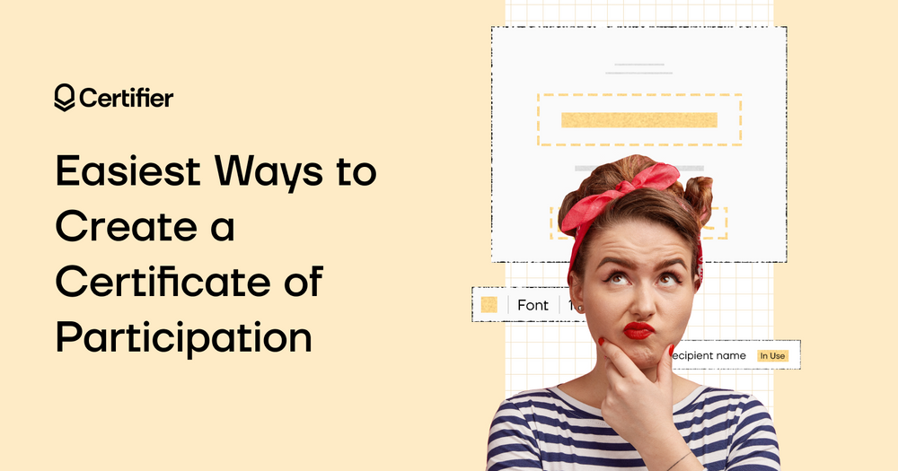 5 Easiest Ways to Create a Certificate of Participation cover image