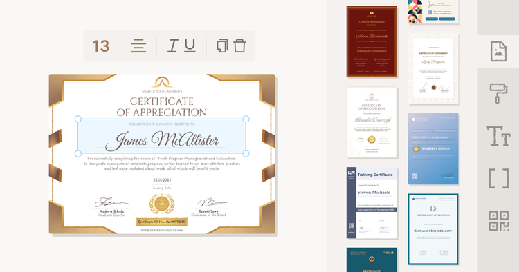 21+ Certificate of Appreciation Templates (Free & Editable) cover image