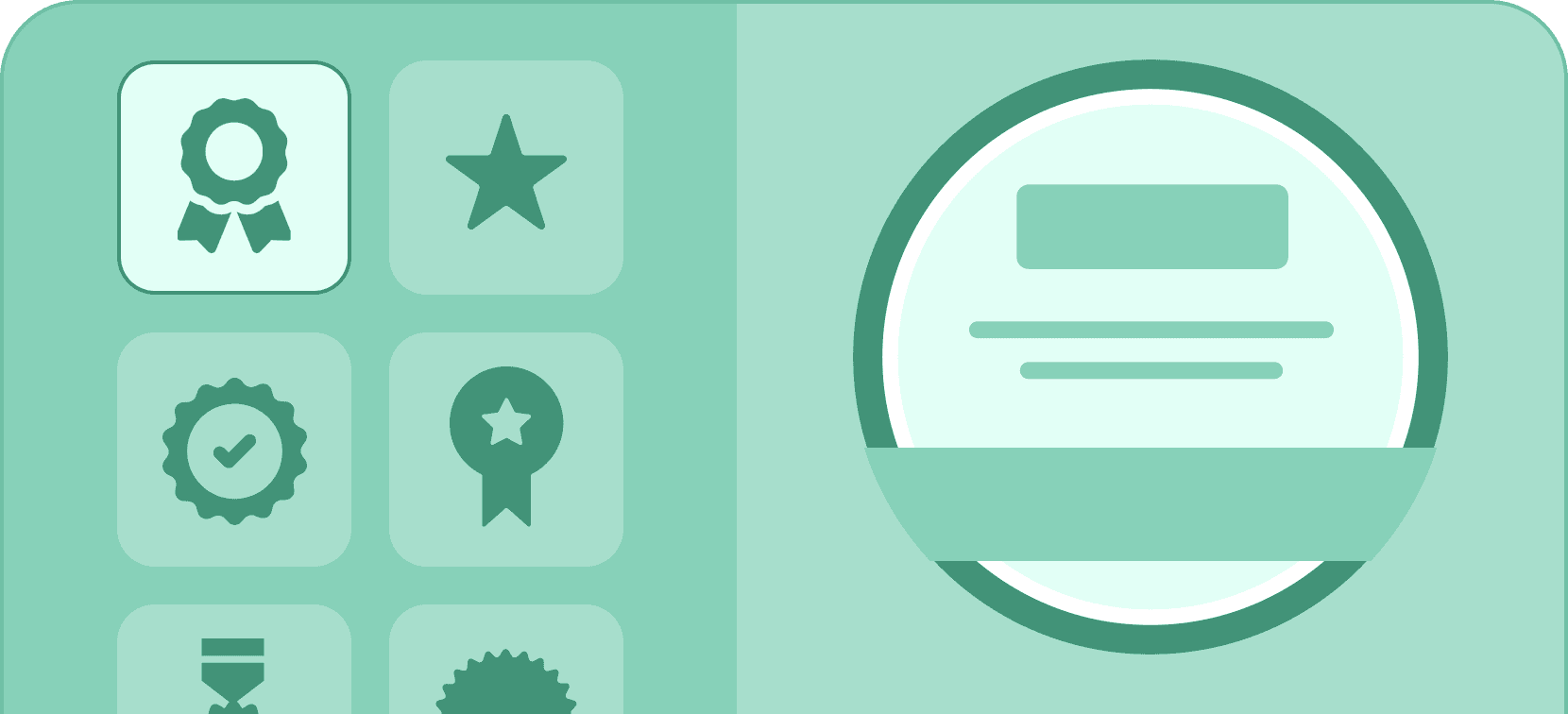 Design badges from templates - Certifier features