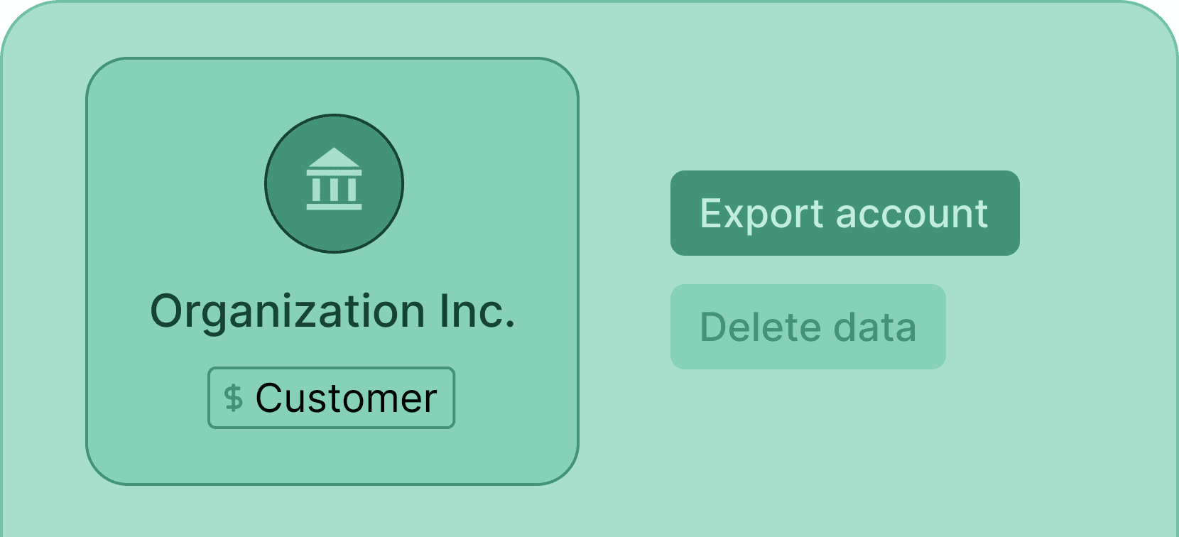 Export account data - Certifier features