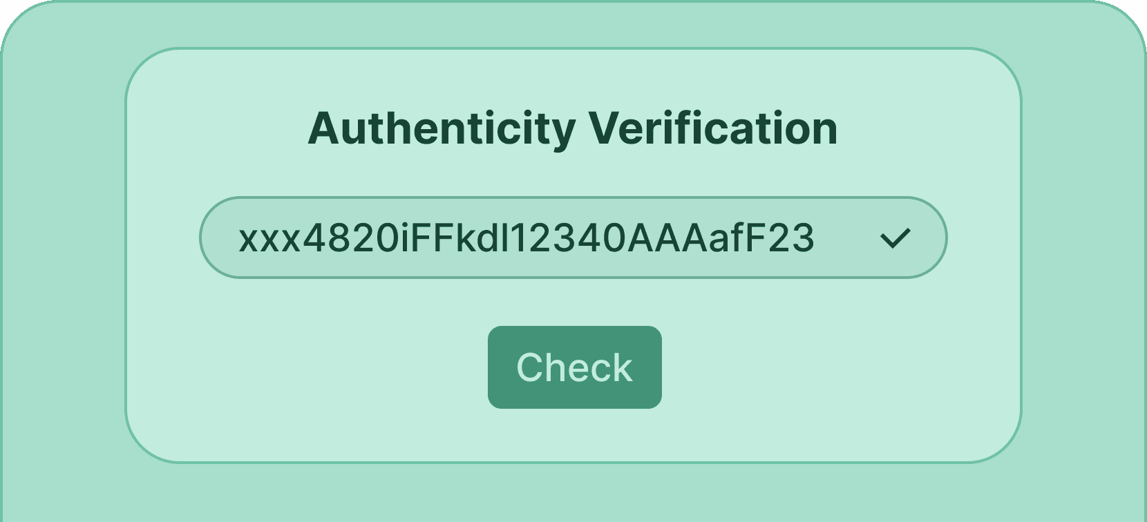 Uuid based verification - Certifier features